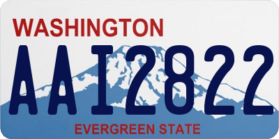 WA license plate AAI2822