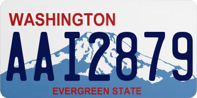WA license plate AAI2879