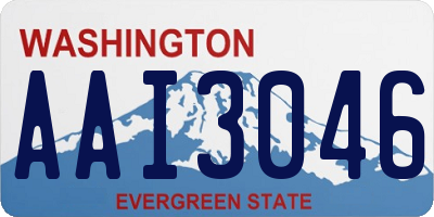 WA license plate AAI3046