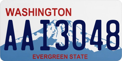 WA license plate AAI3048