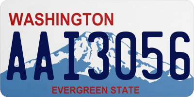 WA license plate AAI3056