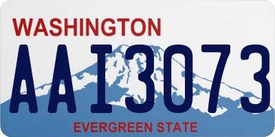 WA license plate AAI3073