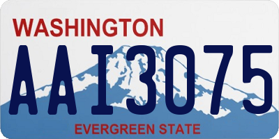 WA license plate AAI3075