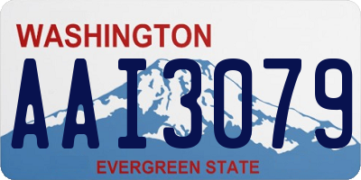 WA license plate AAI3079