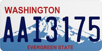 WA license plate AAI3175