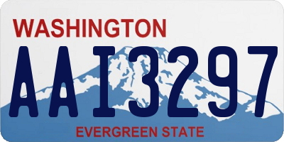 WA license plate AAI3297