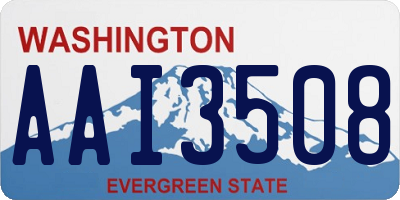 WA license plate AAI3508