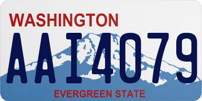 WA license plate AAI4079