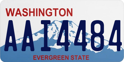 WA license plate AAI4484