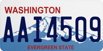 WA license plate AAI4509