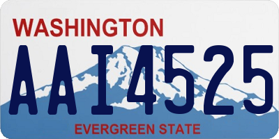 WA license plate AAI4525