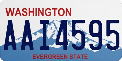 WA license plate AAI4595