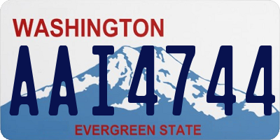 WA license plate AAI4744