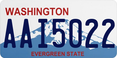WA license plate AAI5022