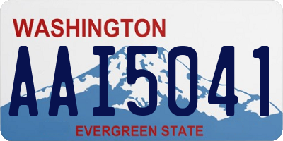 WA license plate AAI5041
