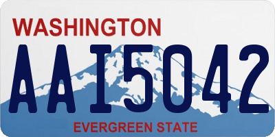 WA license plate AAI5042