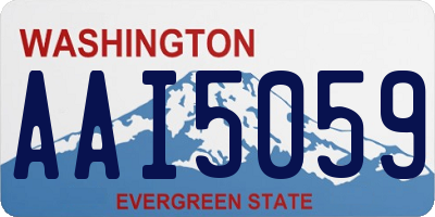 WA license plate AAI5059
