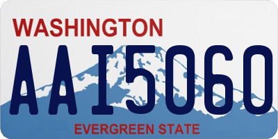 WA license plate AAI5060