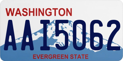 WA license plate AAI5062