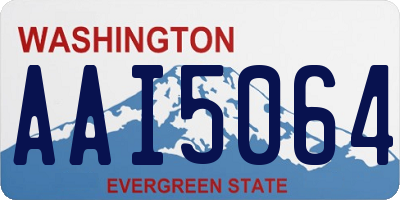 WA license plate AAI5064