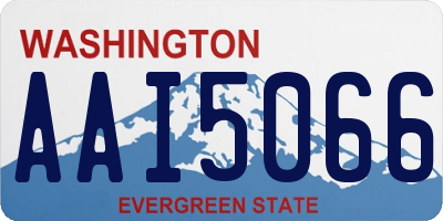 WA license plate AAI5066