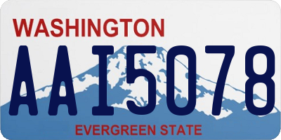 WA license plate AAI5078