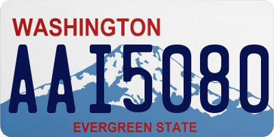 WA license plate AAI5080