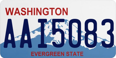 WA license plate AAI5083