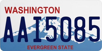 WA license plate AAI5085