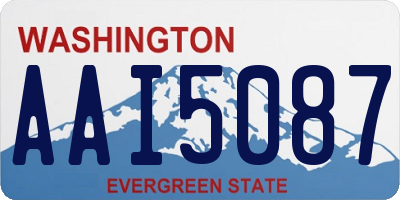 WA license plate AAI5087