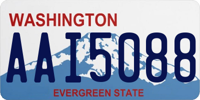 WA license plate AAI5088