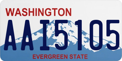 WA license plate AAI5105