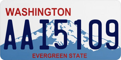 WA license plate AAI5109