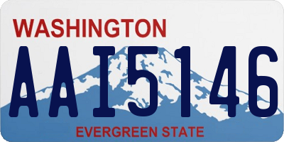 WA license plate AAI5146