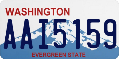WA license plate AAI5159