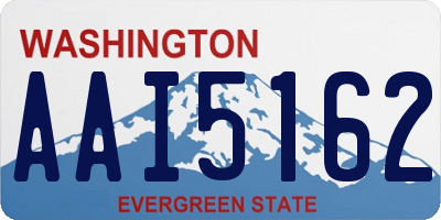 WA license plate AAI5162