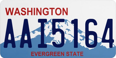 WA license plate AAI5164