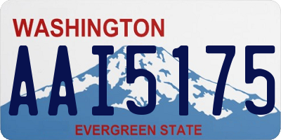 WA license plate AAI5175