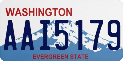 WA license plate AAI5179