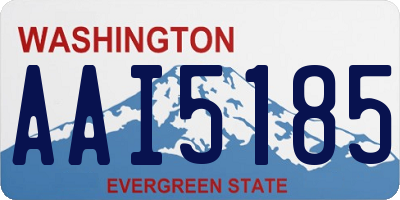 WA license plate AAI5185