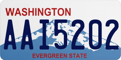 WA license plate AAI5202