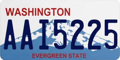 WA license plate AAI5225