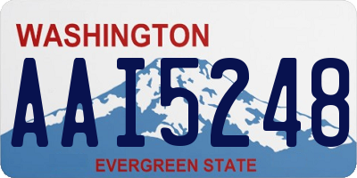 WA license plate AAI5248