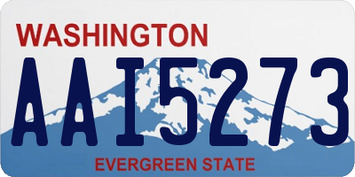WA license plate AAI5273