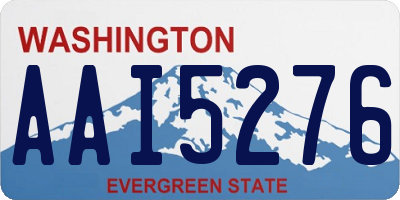 WA license plate AAI5276