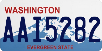 WA license plate AAI5282