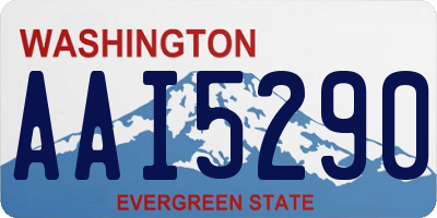 WA license plate AAI5290