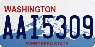 WA license plate AAI5309