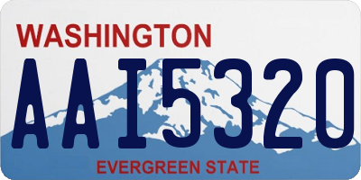 WA license plate AAI5320