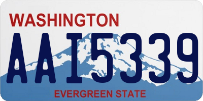 WA license plate AAI5339